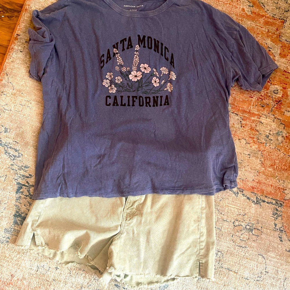 American Eagle High waisted corduroy Shorts